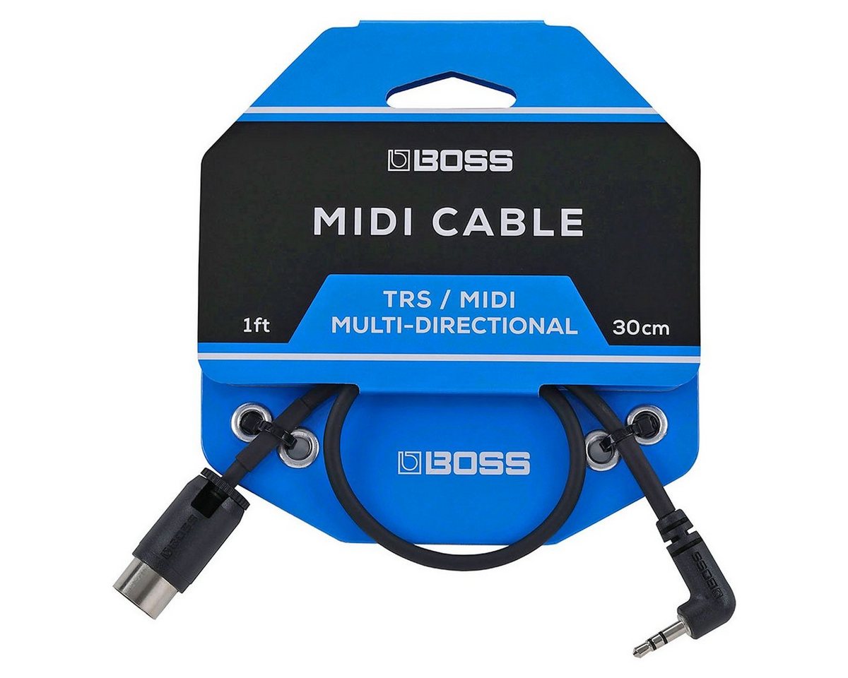 Boss by Roland BMIDI-1-35 TRS-MIDI Kabel Audio-Adapter MIDI zu 3,5-mm-Klinke, Midi von Boss by Roland