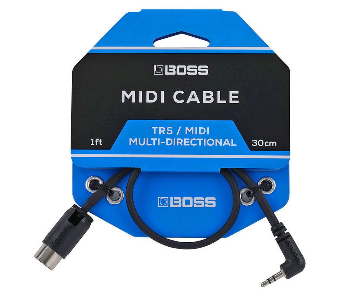 Boss by Roland BMIDI-1-35 TRS-MIDI Kabel Audio-Adapter MIDI zu 3,5-mm-Klinke, Midi von Boss by Roland