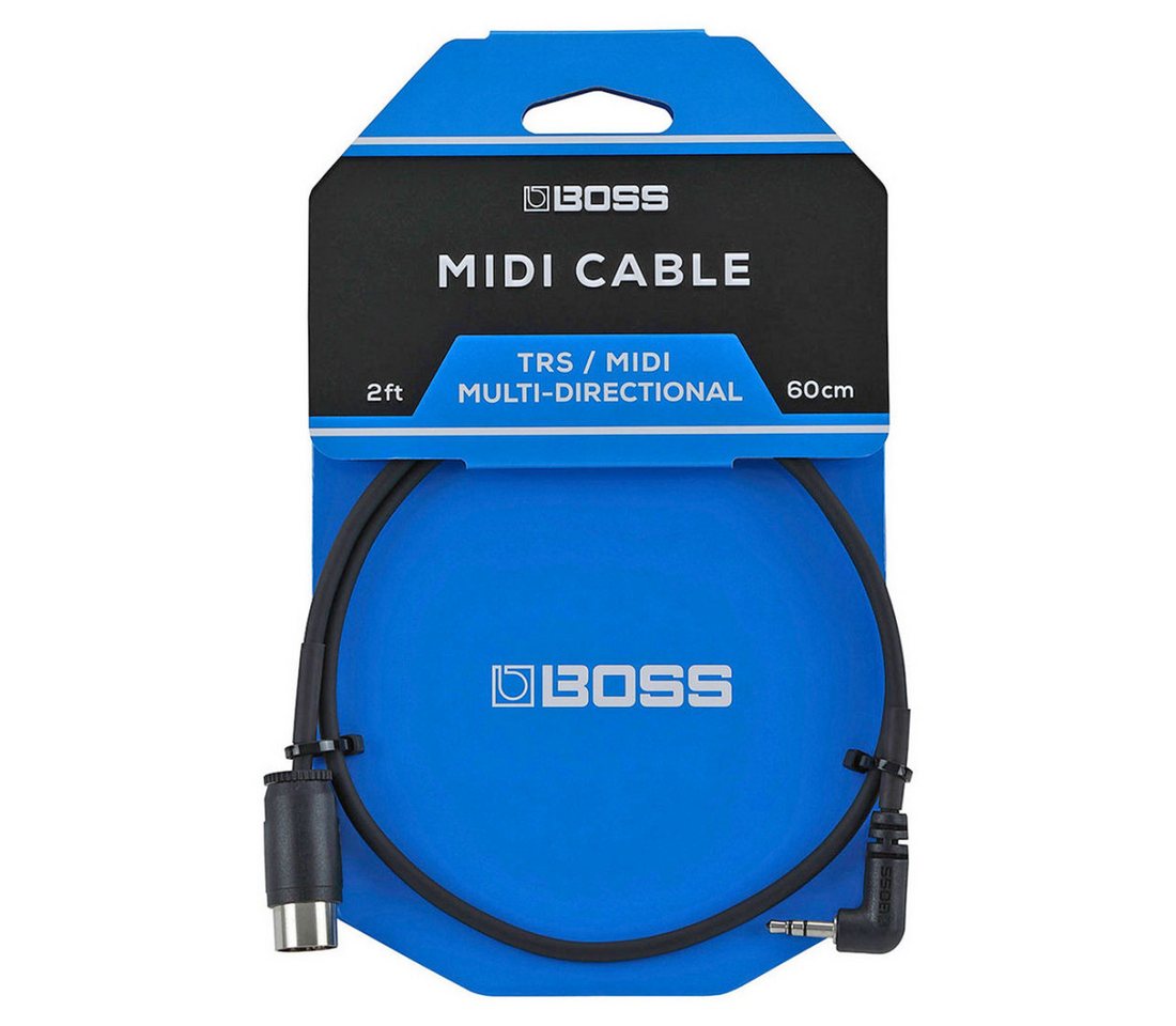 Boss by Roland Boss BMIDI-2-35 TRS-MIDI Kabel Audio-Adapter MIDI zu 3,5-mm-Klinke, Midiadapter Boss by Roland Boss BMIDI-2-35 TRS-MIDI Kabel Audio-Adapter MIDI zu 3,5-mm-Klinke, Midiadapter von Boss by Roland
