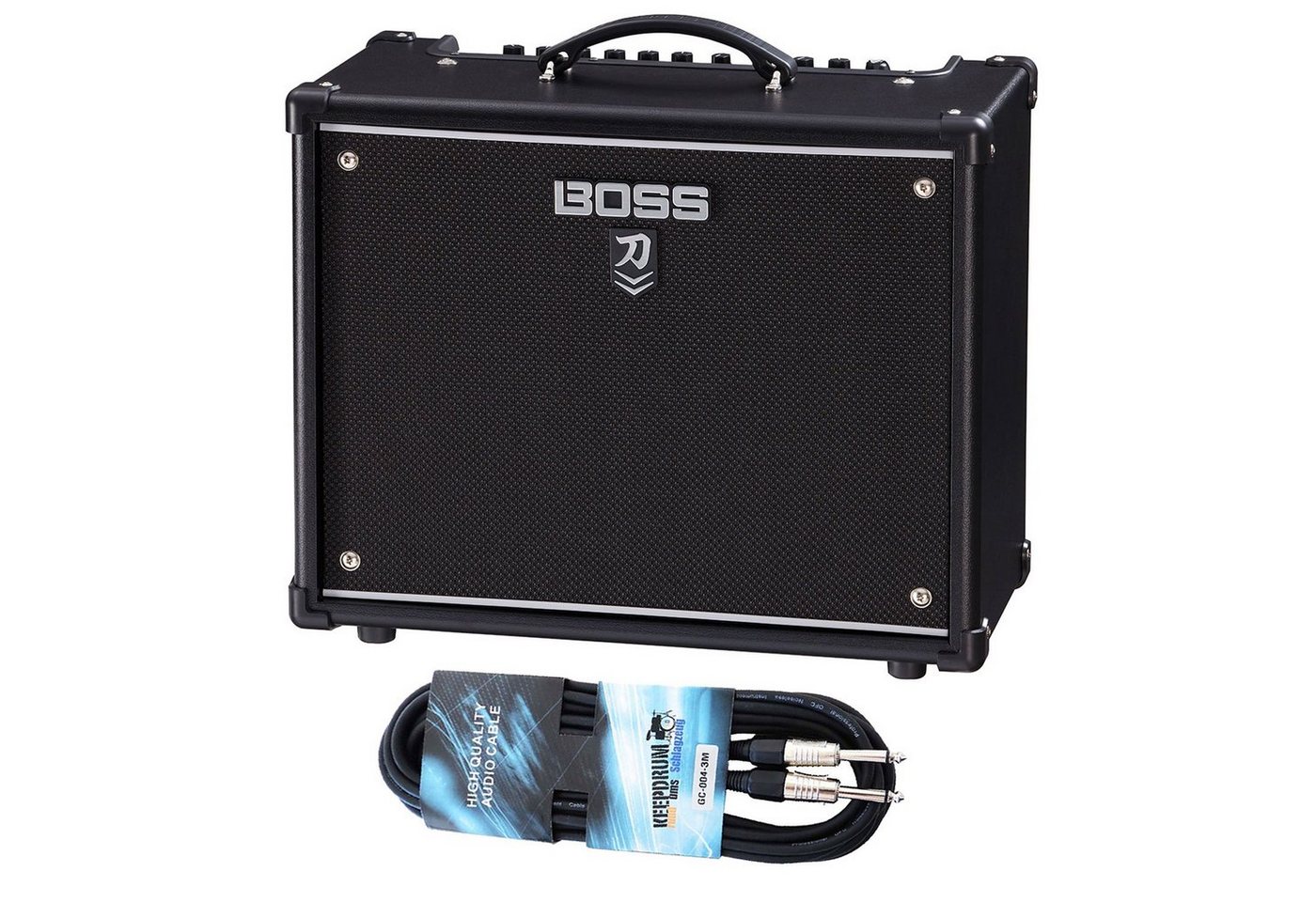 Boss by Roland Boss Katana 50 MKII EX Gitarren-Verstärker mit Kabel Verstärker (Anzahl Kanäle: 1-Kanal, 50,00 W) von Boss by Roland