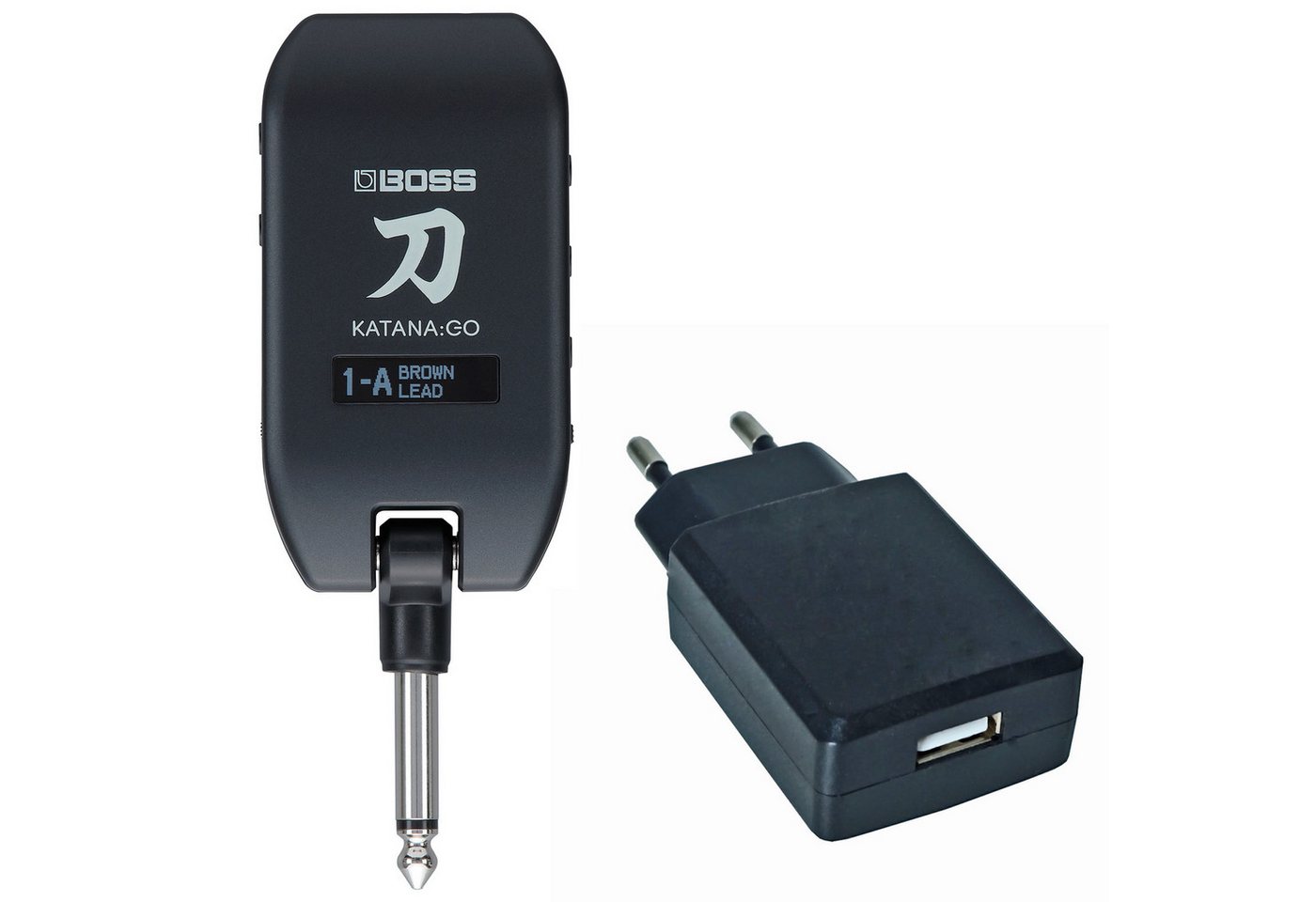 Boss by Roland Boss Kopfhörer-Verstärker Katana GO Amp Plug mit Netzteil Verstärker (Gitarre, Bass) von Boss by Roland