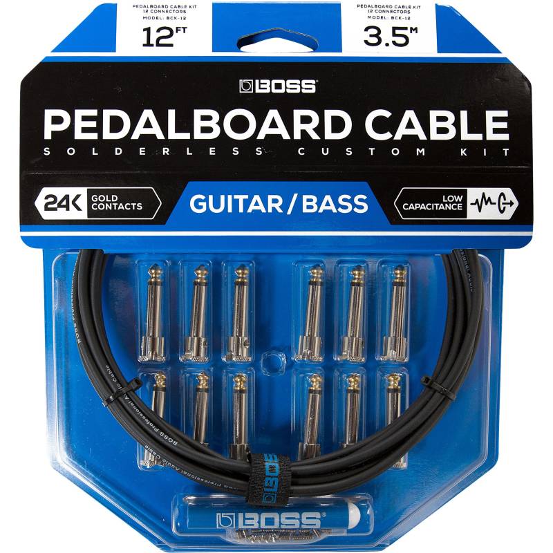 Boss BCK-12 Solder-Free Patch Cable Kit, 3.5m von Boss