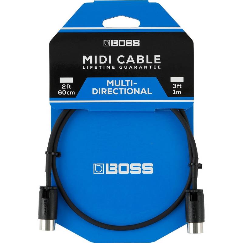 Boss BMIDI-PB2 5-pin Multi-Directional MIDI Cable, 60cm von Boss