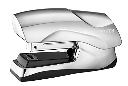 Bostitch Office Strapazierfähiges Heftgerät mit 40 Blättern, kleine Größe, passt in die Handfläche, Chrom von Bostitch