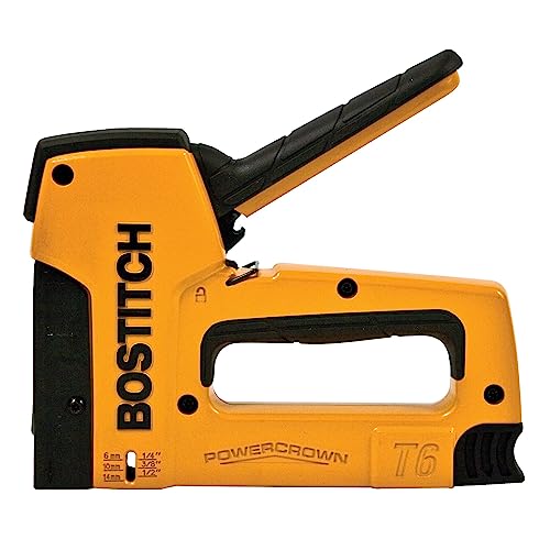 Bostitch T6-8OC2 7/16 in. Crown 9/16 in. PowerCrown Heavy-Duty Tacker Stapler by BOSTITCH Bostitch T6-8OC2 7/16 in. Crown 9/16 in. PowerCrown Heavy-Duty Tacker Stapler by BOSTITCH von Bostitch