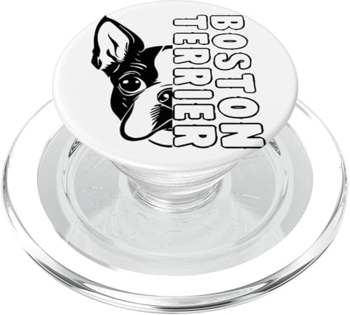 Boston Terrier Hund Herrchen Frauchen Hunde PopSockets PopGrip für MagSafe von Boston Terriers Dog Mom Gift Hunde Geschenk