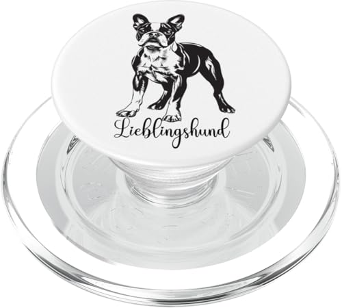 Boston Terrier Hund Herrchen Frauchen Hunde PopSockets PopGrip für MagSafe von Boston Terriers Dog Mom Gift Hunde Geschenk