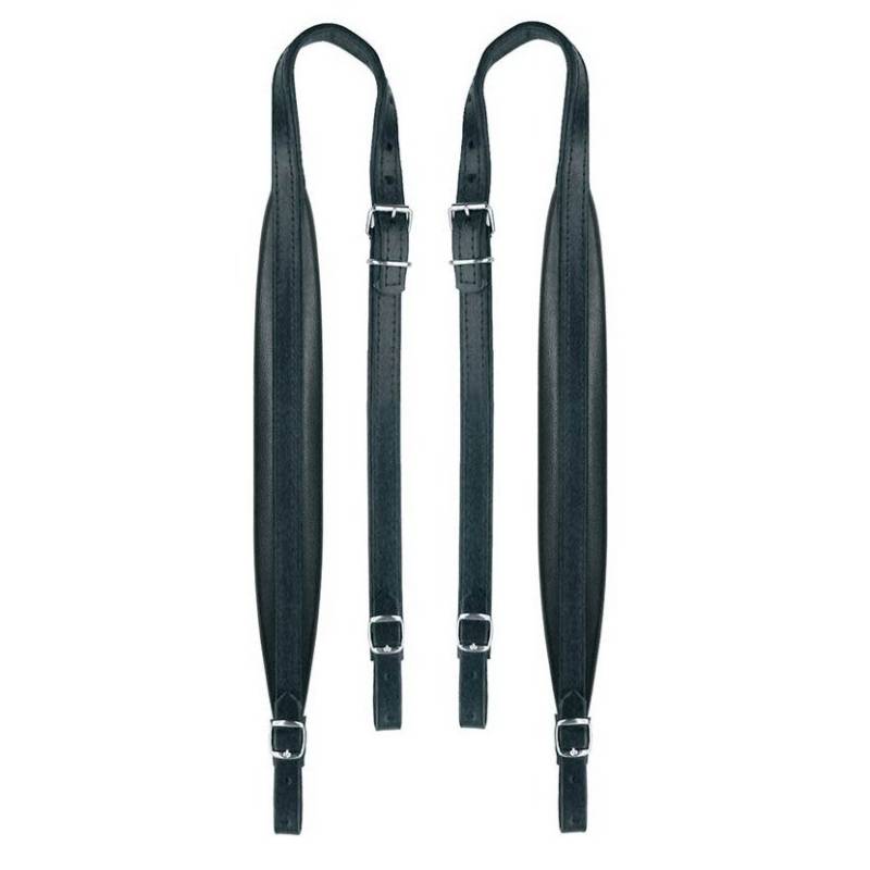 Boston 45-M-LS Leather and Skai Straps for 48-72 Bass Accordion, 4.5cm Wide von Boston