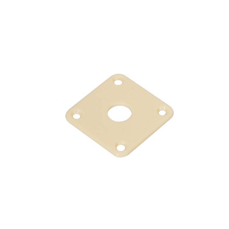Boston JP-100-IV Buchsenplatte, LP-Style flach, Kunststoff, Creme von Boston