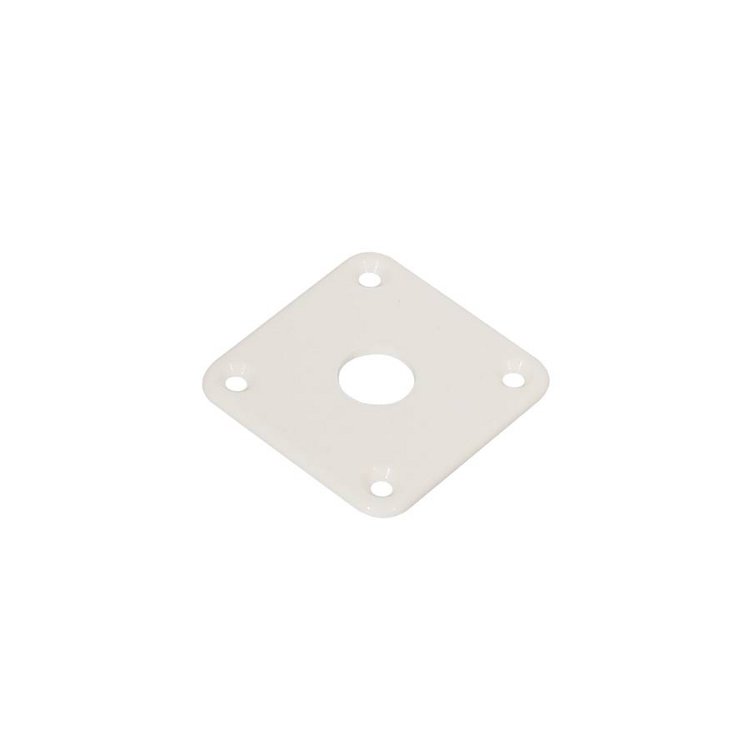 Boston JP-100-W Buchsenplatte, LP-Style flach, Kunststoff, weiß von Boston