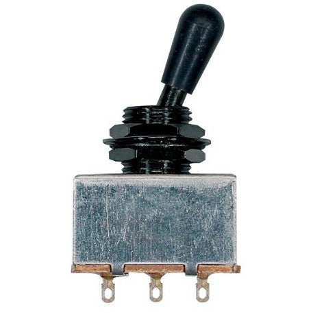 Boston SW-5-BB 3-Wege Pickup-Schalter (Block-Modell), schwarz von Boston