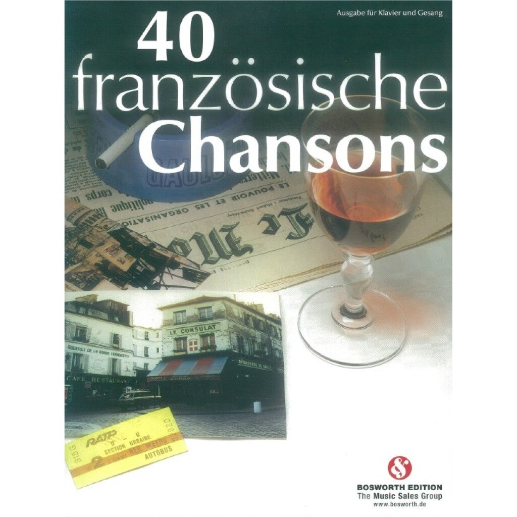 Bosworth 40 Französische Chansons Piano, Vocal and Accordion Songbook Bosworth 40 Französische Chansons Piano, Vocal and Accordion Songbook von Bosworth