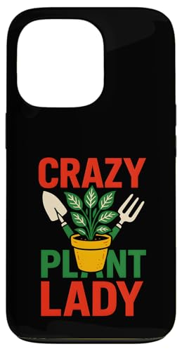 Gardening Crazy Plant Lady Vintage Damen Wildblume Hülle für iPhone 13 Pro Gardening Crazy Plant Lady Vintage Damen Wildblume Hülle für iPhone 13 Pro von Botanical Bliss - Vintage Gardening Apparel
