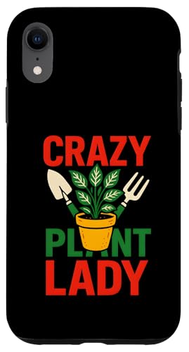 Gardening Crazy Plant Lady Vintage Damen Wildblume Hülle für iPhone XR Gardening Crazy Plant Lady Vintage Damen Wildblume Hülle für iPhone XR von Botanical Bliss - Vintage Gardening Apparel