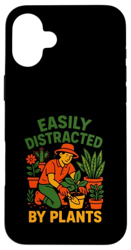 Gardening Distracted By Plants Vintage Damen Botanical Hülle für iPhone 16 Plus Gardening Distracted By Plants Vintage Damen Botanical Hülle für iPhone 16 Plus von Botanical Bliss - Vintage Gardening Apparel