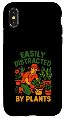 Gardening Distracted By Plants Vintage Damen Botanical Hülle für iPhone X/XS Gardening Distracted By Plants Vintage Damen Botanical Hülle für iPhone X/XS von Botanical Bliss - Vintage Gardening Apparel