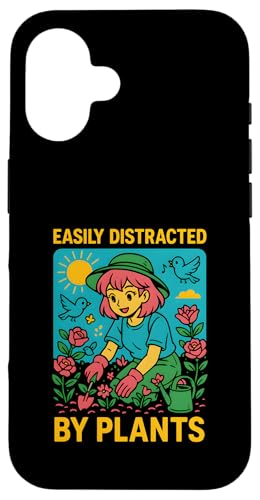 Gardening Easily Distracted By Plants Boho Women Floral Hülle für iPhone 16 Gardening Easily Distracted By Plants Boho Women Floral Hülle für iPhone 16 von Botanical Bliss - Vintage Gardening Apparel