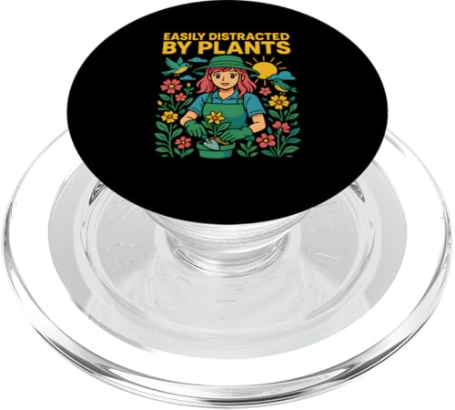 Gardening Easily Distracted By Plants Boho Women Floral PopSockets PopGrip für MagSafe Gardening Easily Distracted By Plants Boho Women Floral PopSockets PopGrip für MagSafe von Botanical Bliss - Vintage Gardening Apparel