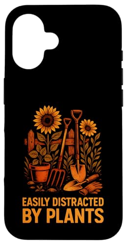 Gardening Easily Distracted By Plants Vintage Damen Botani Hülle für iPhone 16 Gardening Easily Distracted By Plants Vintage Damen Botani Hülle für iPhone 16 von Botanical Bliss - Vintage Gardening Apparel