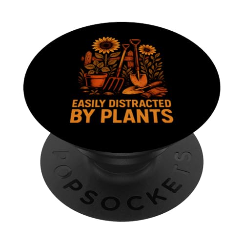 Gardening Easily Distracted By Plants Vintage Damen Botani PopSockets Klebender PopGrip Gardening Easily Distracted By Plants Vintage Damen Botani PopSockets Klebender PopGrip von Botanical Bliss - Vintage Gardening Apparel