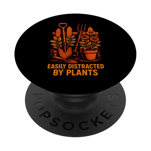 Gardening Easily Distracted By Plants Vintage Damen Botani PopSockets Klebender PopGrip Gardening Easily Distracted By Plants Vintage Damen Botani PopSockets Klebender PopGrip von Botanical Bliss - Vintage Gardening Apparel
