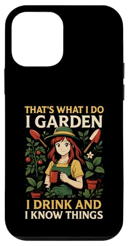Gardening I Drink And I Know Things Vintage Damen Hülle für iPhone 12 mini Gardening I Drink And I Know Things Vintage Damen Hülle für iPhone 12 mini von Botanical Bliss - Vintage Gardening Apparel