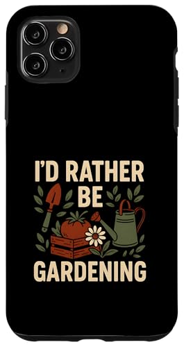 Gardening I'd Rather Be Vintage Damen Wildblume Hülle für iPhone 11 Pro Max Gardening I'd Rather Be Vintage Damen Wildblume Hülle für iPhone 11 Pro Max von Botanical Bliss - Vintage Gardening Apparel