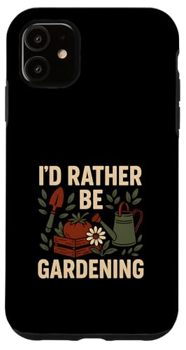 Gardening I'd Rather Be Vintage Damen Wildblume Hülle für iPhone 11 Gardening I'd Rather Be Vintage Damen Wildblume Hülle für iPhone 11 von Botanical Bliss - Vintage Gardening Apparel