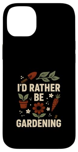Gardening I'd Rather Be Vintage Damen Wildblume Hülle für iPhone 14 Plus Gardening I'd Rather Be Vintage Damen Wildblume Hülle für iPhone 14 Plus von Botanical Bliss - Vintage Gardening Apparel