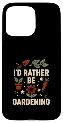 Gardening I'd Rather Be Vintage Damen Wildblume Hülle für iPhone 15 Pro Max Gardening I'd Rather Be Vintage Damen Wildblume Hülle für iPhone 15 Pro Max von Botanical Bliss - Vintage Gardening Apparel