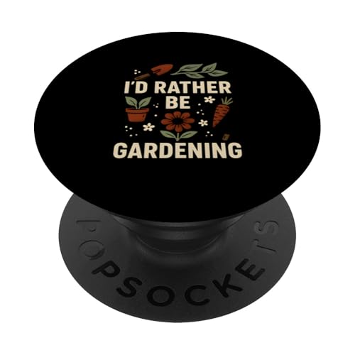 Gardening I'd Rather Be Vintage Damen Wildblume PopSockets Klebender PopGrip Gardening I'd Rather Be Vintage Damen Wildblume PopSockets Klebender PopGrip von Botanical Bliss - Vintage Gardening Apparel