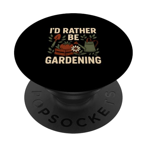 Gardening I'd Rather Be Vintage Damen Wildblume PopSockets Klebender PopGrip Gardening I'd Rather Be Vintage Damen Wildblume PopSockets Klebender PopGrip von Botanical Bliss - Vintage Gardening Apparel