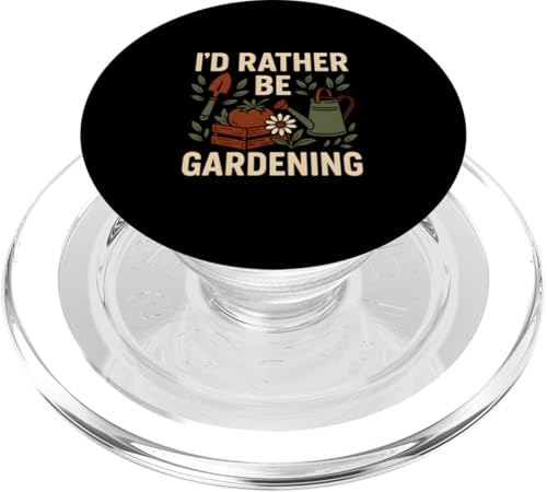 Gardening I'd Rather Be Vintage Damen Wildblume PopSockets PopGrip für MagSafe Gardening I'd Rather Be Vintage Damen Wildblume PopSockets PopGrip für MagSafe von Botanical Bliss - Vintage Gardening Apparel