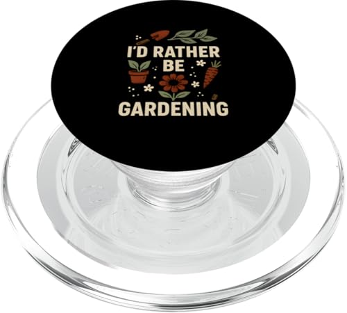 Gardening I'd Rather Be Vintage Damen Wildblume PopSockets PopGrip für MagSafe Gardening I'd Rather Be Vintage Damen Wildblume PopSockets PopGrip für MagSafe von Botanical Bliss - Vintage Gardening Apparel
