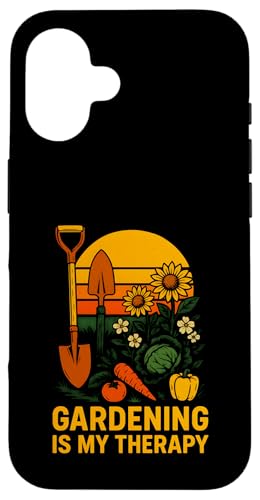 Gardening Is My Therapy Vintage Damen Garten Floral Hülle für iPhone 16 Gardening Is My Therapy Vintage Damen Garten Floral Hülle für iPhone 16 von Botanical Bliss - Vintage Gardening Apparel