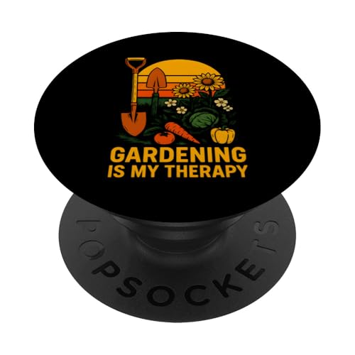 Gardening Is My Therapy Vintage Damen Garten Floral PopSockets Klebender PopGrip Gardening Is My Therapy Vintage Damen Garten Floral PopSockets Klebender PopGrip von Botanical Bliss - Vintage Gardening Apparel