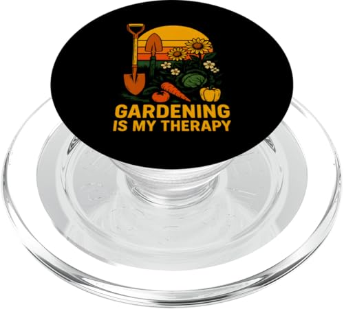 Gardening Is My Therapy Vintage Damen Garten Floral PopSockets PopGrip für MagSafe Gardening Is My Therapy Vintage Damen Garten Floral PopSockets PopGrip für MagSafe von Botanical Bliss - Vintage Gardening Apparel