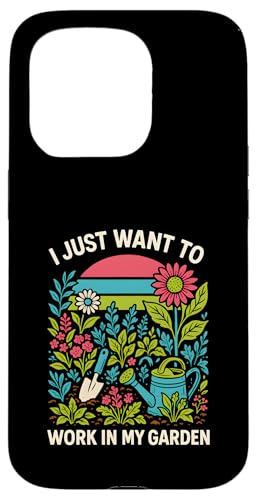 Gardening Just Wanna Vintage Damen Wildblume Hülle für iPhone 15 Pro Gardening Just Wanna Vintage Damen Wildblume Hülle für iPhone 15 Pro von Botanical Bliss - Vintage Gardening Apparel