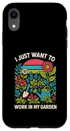 Gardening Just Wanna Vintage Damen Wildblume Hülle für iPhone XR Gardening Just Wanna Vintage Damen Wildblume Hülle für iPhone XR von Botanical Bliss - Vintage Gardening Apparel