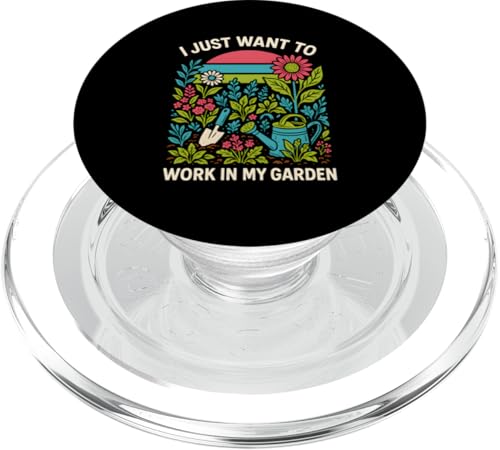 Gardening Just Wanna Vintage Damen Wildblume PopSockets PopGrip für MagSafe Gardening Just Wanna Vintage Damen Wildblume PopSockets PopGrip für MagSafe von Botanical Bliss - Vintage Gardening Apparel