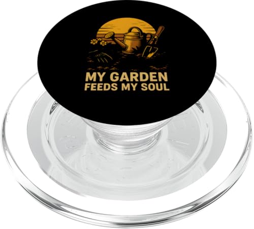 Gardening My Garden Feeds My Soul Vintage Damen Botanical PopSockets PopGrip für MagSafe Gardening My Garden Feeds My Soul Vintage Damen Botanical PopSockets PopGrip für MagSafe von Botanical Bliss - Vintage Gardening Apparel