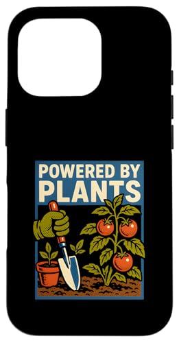 Gardening Powered By Plants Vintage Damen Wildblumen Hülle für iPhone 16 Pro Gardening Powered By Plants Vintage Damen Wildblumen Hülle für iPhone 16 Pro von Botanical Bliss - Vintage Gardening Apparel