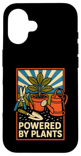 Gardening Powered By Plants Vintage Damen Wildblumen Hülle für iPhone 16 Gardening Powered By Plants Vintage Damen Wildblumen Hülle für iPhone 16 von Botanical Bliss - Vintage Gardening Apparel