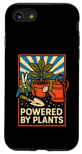 Gardening Powered By Plants Vintage Damen Wildblumen Hülle für iPhone SE (2020) / 7 / 8 von Botanical Bliss - Vintage Gardening Apparel
