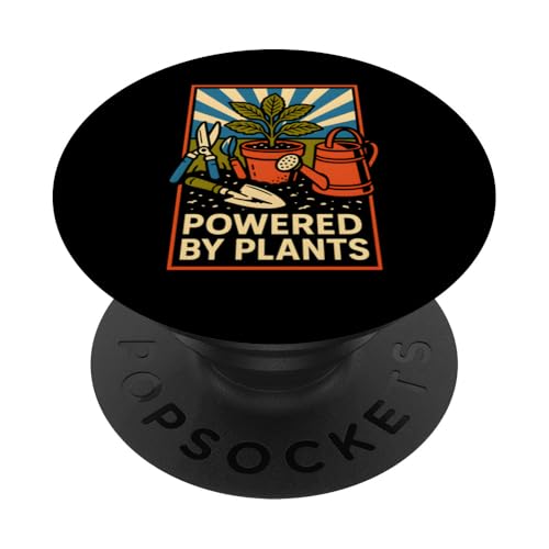 Gardening Powered By Plants Vintage Damen Wildblumen PopSockets Klebender PopGrip Gardening Powered By Plants Vintage Damen Wildblumen PopSockets Klebender PopGrip von Botanical Bliss - Vintage Gardening Apparel
