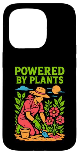 Gardening Powered by Plants Vintage Damen Floral Hülle für iPhone 15 Pro Gardening Powered by Plants Vintage Damen Floral Hülle für iPhone 15 Pro von Botanical Bliss - Vintage Gardening Apparel