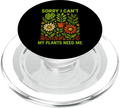 Gardening Sorry Can't Plants Need Me Vintage Damen Garten PopSockets PopGrip für MagSafe Gardening Sorry Can't Plants Need Me Vintage Damen Garten PopSockets PopGrip für MagSafe von Botanical Bliss - Vintage Gardening Apparel