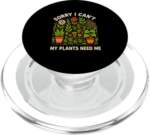 Gardening Sorry Can't Plants Need Me Vintage Damen Garten PopSockets PopGrip für MagSafe Gardening Sorry Can't Plants Need Me Vintage Damen Garten PopSockets PopGrip für MagSafe von Botanical Bliss - Vintage Gardening Apparel