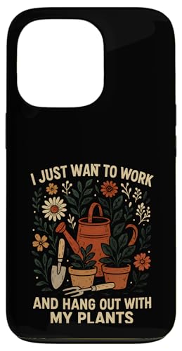 Gardening With My Plants Vintage Damen Wildblumengarten Hülle für iPhone 13 Pro Gardening With My Plants Vintage Damen Wildblumengarten Hülle für iPhone 13 Pro von Botanical Bliss - Vintage Gardening Apparel