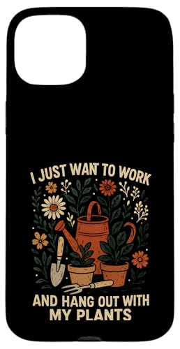 Gardening With My Plants Vintage Damen Wildblumengarten Hülle für iPhone 15 Plus Gardening With My Plants Vintage Damen Wildblumengarten Hülle für iPhone 15 Plus von Botanical Bliss - Vintage Gardening Apparel